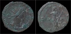Ancient Coins - Victorinus billon antoninianus Pax standing left.