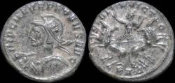 Ancient Coins - Probus silvered antoninianus Sol driving quadriga