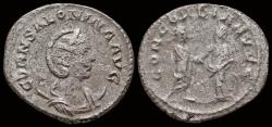 Ancient Coins - Salonina billon antoninianus Gallienus and Salonina facing each other