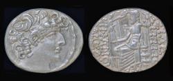 Ancient Coins - Syria Seleucis and Pieria AR tetradrachm- imitation of Philip Philadelphos