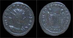 Ancient Coins - Aurelian billon antoninianus emperor standing right.