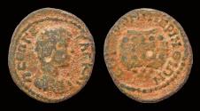 Ancient Coins - Thrace Perinthus Geta AE18 price crown surmounted by five balls