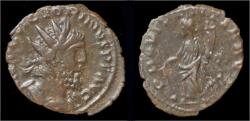 Ancient Coins - Victorinus billon antoninianus Providentia standing left