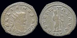 Ancient Coins - Gallienus AR antoninianus Saturn standing right