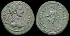 Ancient Coins - Pisidia Antioch Caracalla AE23 female Genius standing left