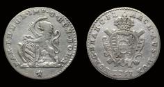 World Coins - Austrian Netherlands Brabant Maria-Theresia double schelling ( 2 escalin) 1751