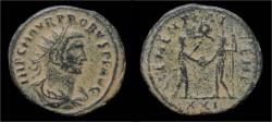 Ancient Coins - Probus billon antoninianus emperor standing right