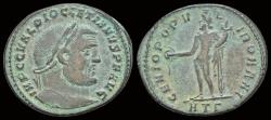 Ancient Coins - Diocletian AE follis Genius standing front