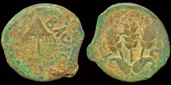 Ancient Coins - Judaea Herodians Agrippa I AE prutah