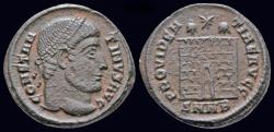 Ancient Coins - Constantine I the Great AE follis campgate