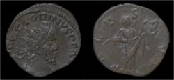Ancient Coins - Victorinus billon antoninianus Salus standing right