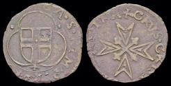 World Coins - Italy Castiglione delle Stiviere Rodolfo Gonzaga AE parpagliola