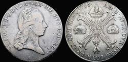 World Coins - Austrian Netherlands Habsburg Frans II kronentaler 1796A