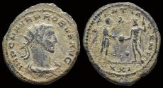 Ancient Coins - Probus billon antoninianus emperor standing right