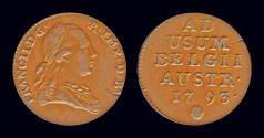 World Coins - Austrian Netherlands Brabant Frans II liard 1793