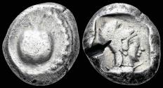 Ancient Coins - Pamphylia Side AR stater pomegranate