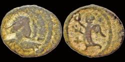 Ancient Coins - Leo I AE nummus Victory standing left