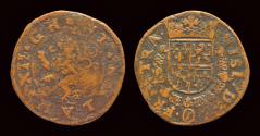 World Coins - Southern Netherlands The city of Gent under Frans van Anjou 12 mijt 1581