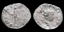 Ancient Coins - Saloninus AR antoninianus Spes advancing left