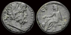 Ancient Coins - Seleukia and Pieria Antioch Time of Nero AE17 Boule seated left