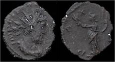 Ancient Coins - Tetricus I billon antoninianus Pax standing left
