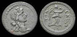 Ancient Coins - Lydia Attalea Pseudo-autonomous AE17 Nike advancing right