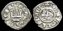 World Coins - Crusader Principality of Archaea Guillaume II de Villehardouin  billon denier