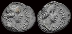 Ancient Coins - Phrygia Aizanoi Time of Claudius AE16 bust of Senate right