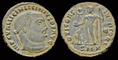 Ancient Coins - Licinius I AE follis Jupiter standing left