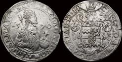 World Coins - Southern Netherlands Stavelot (abby) Christophe de Manderscheid rixdaler 1570