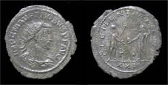 Ancient Coins - Probus silvered antoninianus Probus standing right