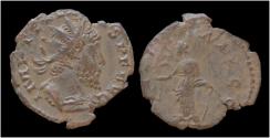 Ancient Coins - Tetricus I billon antoninianus Salus standing left