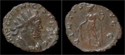 Ancient Coins - Tetricus I billon antoninianus Virtus standing left