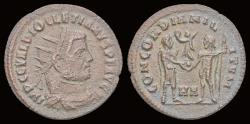 Ancient Coins - Diocletian AE radiatus Diocletian standing right