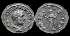 Ancient Coins - Pupienus AR denarius Felicitas standing left