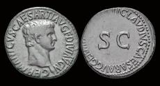Ancient Coins - Germanicus, struck under Claudius AE As legend around large S C