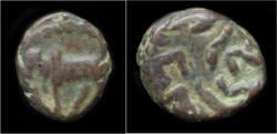 Ancient Coins - India Nagas of Narwa Ganapati Naga AE 1/2 kakini