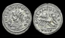 Ancient Coins - Probus AE silvered antoninianus Sol in galloping quadriga left