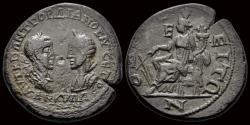 Ancient Coins - Moesia Inferior Odessus Gordian III and Tranquillina AE pentassarion Tyche