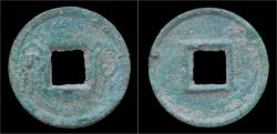 Ancient Coins - China Xin Dynasty emperor Wang Mang AE Huo Quan