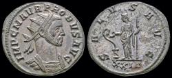 Ancient Coins - Probus silvered antoninianus Salus standing left