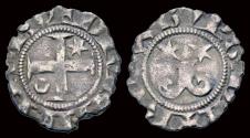 World Coins - France Burgundy Robert II, duke AR denier