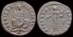 Ancient Coins - Anonymous Pagan civic coinage under Maximinus II Daza AE3 follis
