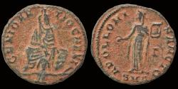 Ancient Coins - Anonymous Pagan civic coinage under Maximinus II Daza AE follis