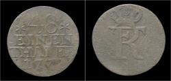 World Coins - Germany Brandenburg-Preussen Friedrich II 1/48 thaler 1773.