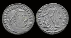 Ancient Coins - Licinius I AE follis Jupiter standing to left