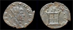 Ancient Coins - Divo Claudius II Gothicus billon antoninianus flaming altar