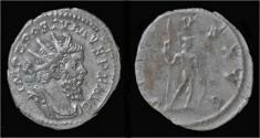 Ancient Coins - Postumus AR antoninianus Virtus standing right