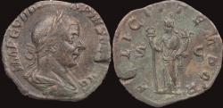 Ancient Coins - Gordian III sestertius Felicitas standing left