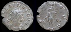 Ancient Coins - Gallienus silvered antoninianus Virtus standing left